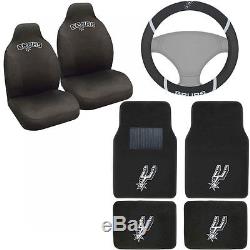 New NBA San Antonio Spurs Car Truck Seat Covers Floor Mats Steering Wheel Cover