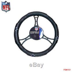 New NFL Dallas Cowboys Car Truck 2 Front Seat Covers & Steering Wheel Cover