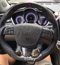 New Professional Carbon Fiber Steering Wheel+Cover for Cadillac CTS CTS-V 08-14