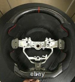 New Real Carbon Fiber Flat Sport Steering Wheel For Lexus RC350 RC300 RCF RX 15+