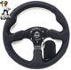 New Reinforced Nrg Innovations Steering Wheel Rst-012r + Uspl Air Freshener