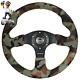 New Reinforced Nrg Innovations Steering Wheel Rst-012s-camo + Uspl Air Freshener