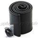 New Size M Black DIY Car Leather Steering Wheel Cover With Hole