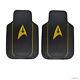 New Star Trek Delta Car Truck Floor Mats Steering Wheel Cover Seat Belt Covers