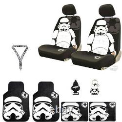 New Star Wars Stormtrooper Car Seat Covers Floor Mats Steering Wheel Gift