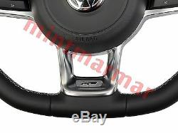 New Vw Volkswagen Golf Mk 7 R Line Steering Wheel Shift Paddles Acc 7012