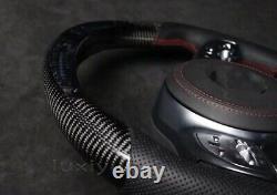 New carbon fiber LED+LCD custom steering wheel for Mercedes-Benz AMG Old To New