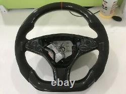 New carbon fiber Steering Wheel+Alcantara+carbon fiber cover for Tesla Model S X