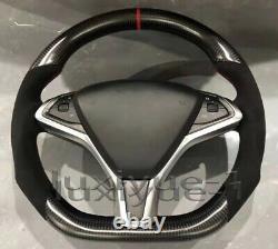 New carbon fiber Steering Wheel+Alcantara for Tesla Model S X
