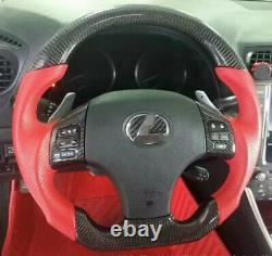 New carbon fiber custom steering wheel for 2012 Lexus is350