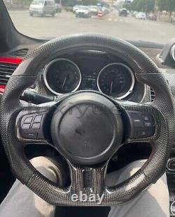 New carbon fiber steering wheel Cover for Mitsubishi Evolution X GSR MR 08-15