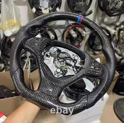 New carbon fiber steering wheel for BNWX5 E70 X6 E71 X5M X6M 08-14 supprt paddle