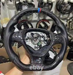 New carbon fiber steering wheel for BNWX5 E70 X6 E71 X5M X6M 08-14 supprt paddle