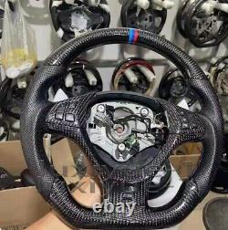 New carbon fiber steering wheel for BNWX5 E70 X6 E71 X5M X6M 08-14 supprt paddle