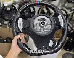 New carbon fiber steering wheel for BNWX5 E70 X6 E71 X5M X6M 08-14 supprt paddle