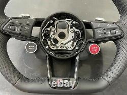 New leather steering wheel once start+mode selection for Audi R8 TT TTR TTRS 16+