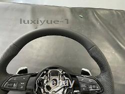 New leather steering wheel once start+mode selection for Audi R8 TT TTR TTRS 16+