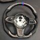 New real carbon fiber sports flat steering wheel for BMW Z4 E89 16+ No paddle