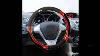 Nikavi Luxury Microfiber Leather Auto Car Steering Wheel Cover Universal 15 Inch