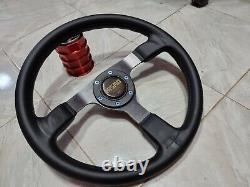 Nismo Old Logo 365A Steering Wheel with cover ring and Horn Button