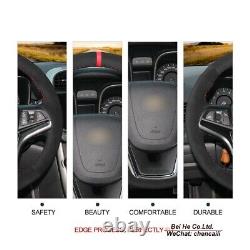 Non-slip Soft Suede Car Steering Wheel Cover For Chevrolet Malibu 2011-2014