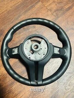 OEM BMW F30 F32 M Sport Leather Steering Wheel With Back Cover