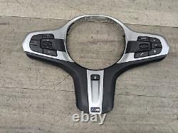 OEM BMW G01 G02 X3 X4 M Sport Steering Wheel Trim Cover Multi Switch Button