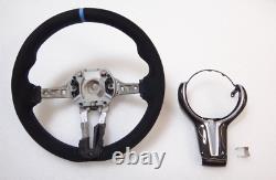 OEM BMW M Performance V1 F87 M2 F80 M3 M4 Alcantara Steering Wheel- 32302344147