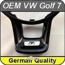 OEM VW Volkswagen Golf MK 7 R Steering Wheel Clip Cover Badge Black