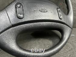 Oem 1992-1996 Ford F150 F250 F350 Bronco Black Rubber Steering Wheel Cover