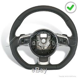 Oem Audi Rs6 Rs4 S3 S5 A8 A3 Tt Ttrs R8 Airbag Co-ver Flat Bottom Steering Wheel