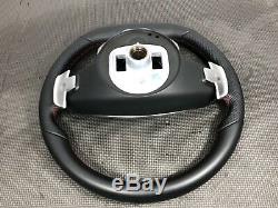 Oem Mercedes 15-18 C43 C63 C300 W205 Amg Steering Wheel Leather Paddle Shift