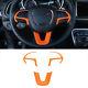 Orange Steering Wheel Cover Trim Bezels Decal For Dodge Charger Challenger 2015+