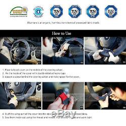 Organic Alcantara D. I. Y Steering Wheel Handle Cover For BMW 2012-15 3 Series F30