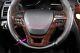 Peach Wood Grain Inner Steering wheel cover trim for Ford Explorer 2016 2017