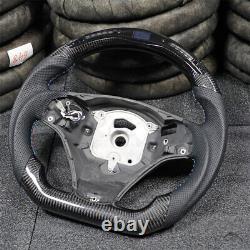 Perforated LED Carbon Fiber Steering Wheel BMW E90 E92 E93 M3 328i 335i 135i