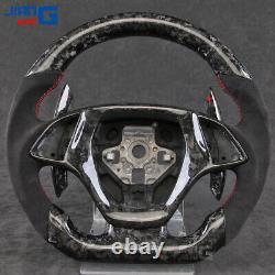 Performance Carbon Fiber Suede Steering Wheel For Chevrolet chevy Corvette C7