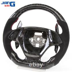 Performance Carbon Fiber Suede Steering Wheel For Chevrolet chevy Corvette C7