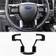 Piano Black Steering Wheel Cover Trim Frame Decor For Ford F150 F-150 2015-2018
