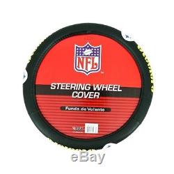 Pittsburgh Steelers Steering Wheel Cover NFL Official Gear Comfort Grip NEW
