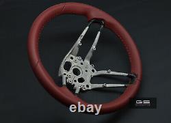 Porsche 911 Steering Wheel 992 Cayman Boxster NAPPA Bordeaux Red 2020 2022