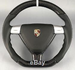 Porsche 987 97 Y-blende Lenkrad Lower Cover Steering Wheel Real Oem Carbon Plain