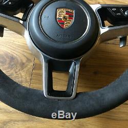 Porsche Alcantara Steering Wheel Macan 911 Carrera Cayenne Airbag HEATING HEATED