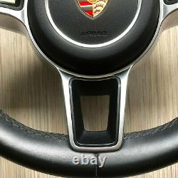 Porsche Macan 911 Carrera Cayenne 17 Steering Wheel BLACK with PDK SRS SET