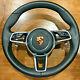 Porsche Macan 911 Carrera Cayenne GTS Cayman TURBO Steering Wheel+Airbag BLACK