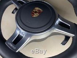 Porsche Panamera 997 Gts Steering Wheel With Airbag Black Leathe 970 991 981 958