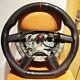QS CARBON FIBER Steering Wheel FOR Pontiac GTO /HOLDEN 2004-2006 WithBLACK LEATHER