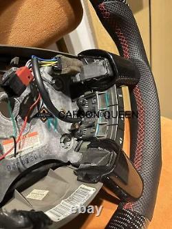 QS CARBON FIBER Steering Wheel FOR Pontiac GTO /HOLDEN 2004-2006 WithBLACK LEATHER