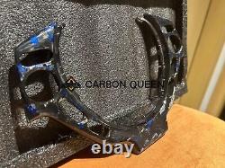 QS CARBON FIBER Steering Wheel TRIM COVER REPLACEMENT FOR NISSAN GTR R35 09-16Y