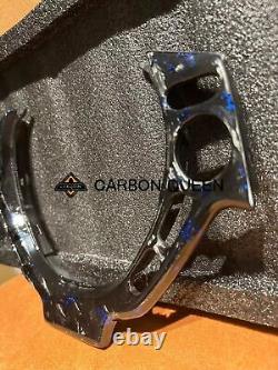 QS CARBON FIBER Steering Wheel TRIM COVER REPLACEMENT FOR NISSAN GTR R35 09-16Y